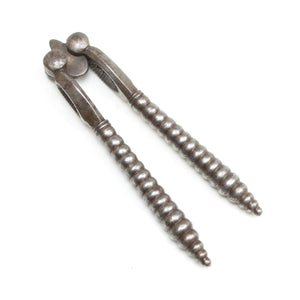 Old Small Beaded Reversible Nutcrackers - OldTools.co.uk