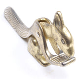 Vintage Brass Squirrel Nutcracker - OldTools.co.uk