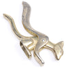 Vintage Brass Squirrel Nutcracker - OldTools.co.uk