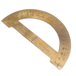 Old ESA London Brass Protractor