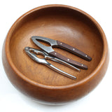 Vintage Nutcrackers with Large Teak Bowl - ENGLAND, WALES, SCOTLAND ONLY - OldTools.co.uk