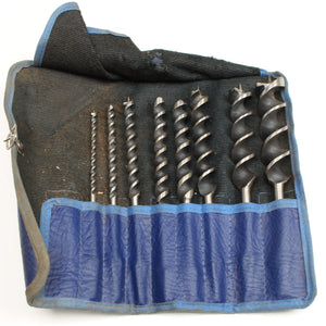 Old Ridgway Twist Auger Drill Bits Set