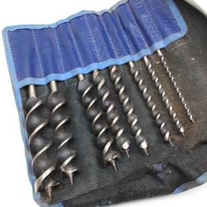 Old Ridgway Twist Auger Drill Bits Set