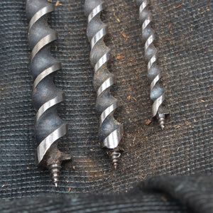 Old Ridgway Twist Auger Drill Bits Set