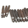 Partial Very Old Font Letter / Number Punches Set