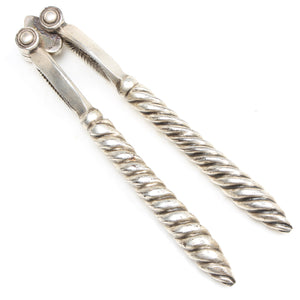 Old Barley Twist Turned Reversible Nutcrackers - OldTools.co.uk