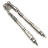 Old Hexagonal Handled Ringed Cupped Reversible Nutcrackers - OldTools.co.uk
