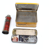 3x Old Dunlop Repair Tins