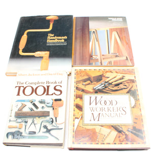 4x Vintage Woodwork, Tools, Handyman, Walls & Ceilings Books - OldTools.co.uk