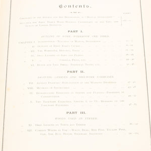 Rare Old Manual Instruction In Woodwork Book C.1892 - OldTools.co.uk