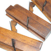 3x Old Nelson Wooden Planes - Ovolo (Beech) - OldTools.co.uk