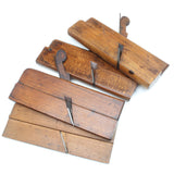 4x Old Nelson Wooden Planes - Hollow & Rounds (Beech) - OldTools.co.uk
