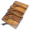 5x Old Malloch (Perth) Scottish Wooden Planes - Bead (Beach) - OldTools.co.uk