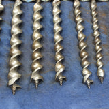 11-Piece Old Ridgway Twist Auger Drill Bits Set - OldTools.co.uk
