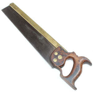Old Ericson, O&Co Tenon Saw - 11tpi - 14" (Beech) - OldTools.co.uk
