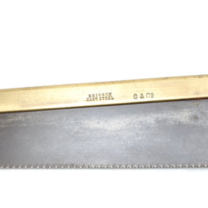 Old Ericson, O&Co Tenon Saw - 11tpi - 14" (Beech) - OldTools.co.uk