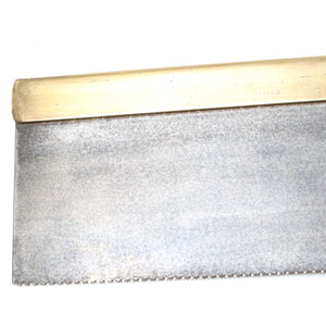 Old Tyzack Brass-Back Tenon Saw - 12tpi - 14" (Beech) - OldTools.co.uk