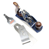 Old Record Smoothing Plane No. 04 & Old Block Plane (Beech) - OldTools.co.uk