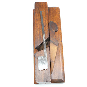 Old Wooden Plane - Ogee (Beech) - OldTools.co.uk