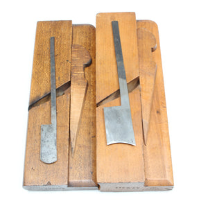 2x Old Marples Wooden Planes - Hollow & Rounds - No. 12, 16 (Beech)