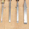 6x Old Marples Woodwork Chisels Set (Boxwood) - OldTools.co.uk
