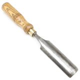 SOLD - Old Wide Outcannel Firmer Gouge - 1 1/2" (Ash)