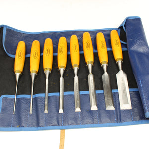 SOLD - 8-Piece Marples Bevel Edge Chisels Set (Boxwood)
