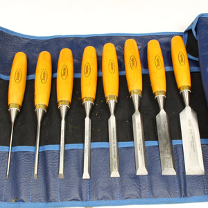 SOLD - 8-Piece Marples Bevel Edge Chisels Set (Boxwood)
