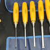 SOLD - 8-Piece Marples Bevel Edge Chisels Set (Boxwood)