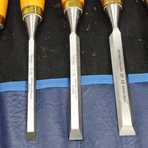 SOLD - 8-Piece Marples Bevel Edge Chisels Set (Boxwood)