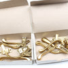 27x Old Brass Casement Fasteners - OldTools.co.uk