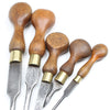 5x Old Marples Wooden Screwdrivers (Beech, Boxwood) - OldTools.co.uk