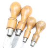 4x Old Wooden Screwdrivers (Beech) - OldTools.co.uk