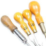 4x Wooden Screwdrivers / Ratchet Screwdriver (Beech) - OldTools.co.uk