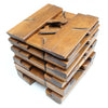 18x Old Early Mutter Wooden Hollow & Round Planes (Beech) - OldTools.co.uk