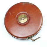 Old John Rabone Leather Tape Measure No. 401 - 66ft - OldTools.co.uk