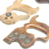 5x Old Saw Handles (Beech) - OldTools.co.uk