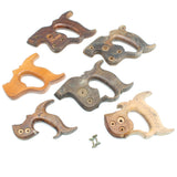 Collection of Old Saw Handles (Beech) - OldTools.co.uk