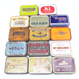 14x Old Tobacco Tins - OldTools.co.uk