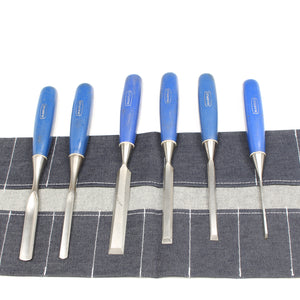 Old 6-Piece Marples Woodwork Chisels / Gouges Set - OldTools.co.uk