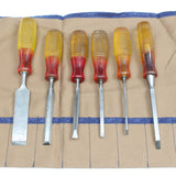 Old  6-Piece Marples Woodwork Chisels Set - OldTools.co.uk