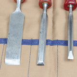 Old  6-Piece Marples Woodwork Chisels Set - OldTools.co.uk