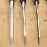 Old 6-Piece Holland Woodwork Chisels Set - OldTools.co.uk