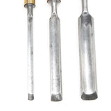 6x Old Boxwood Chisels / Gouges (Boxwood) - OldTools.co.uk