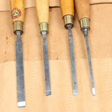 Old 7-Piece Marples Chisels Set (Boxwood) - OldTools.co.uk