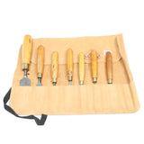 Old 7-Piece Marples Chisels Set (Boxwood) - OldTools.co.uk