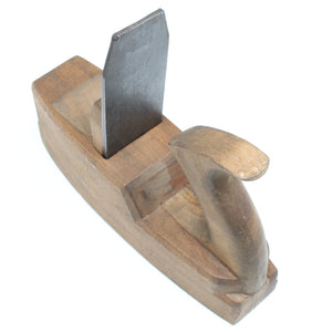 Old Handled Wooden Toothing Plane (Beech) - OldTools.co.uk