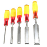 Old  5-Piece Marples Woodwork Chisels Set - OldTools.co.uk