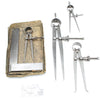 Old Moore & Wright Tools, Spring Dividers, Engineers Square