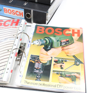 3x Folders Of Bosch Brochures, Price Lists etc.